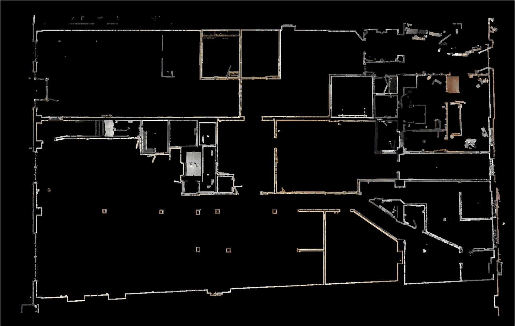 First floor horizontal cross-section