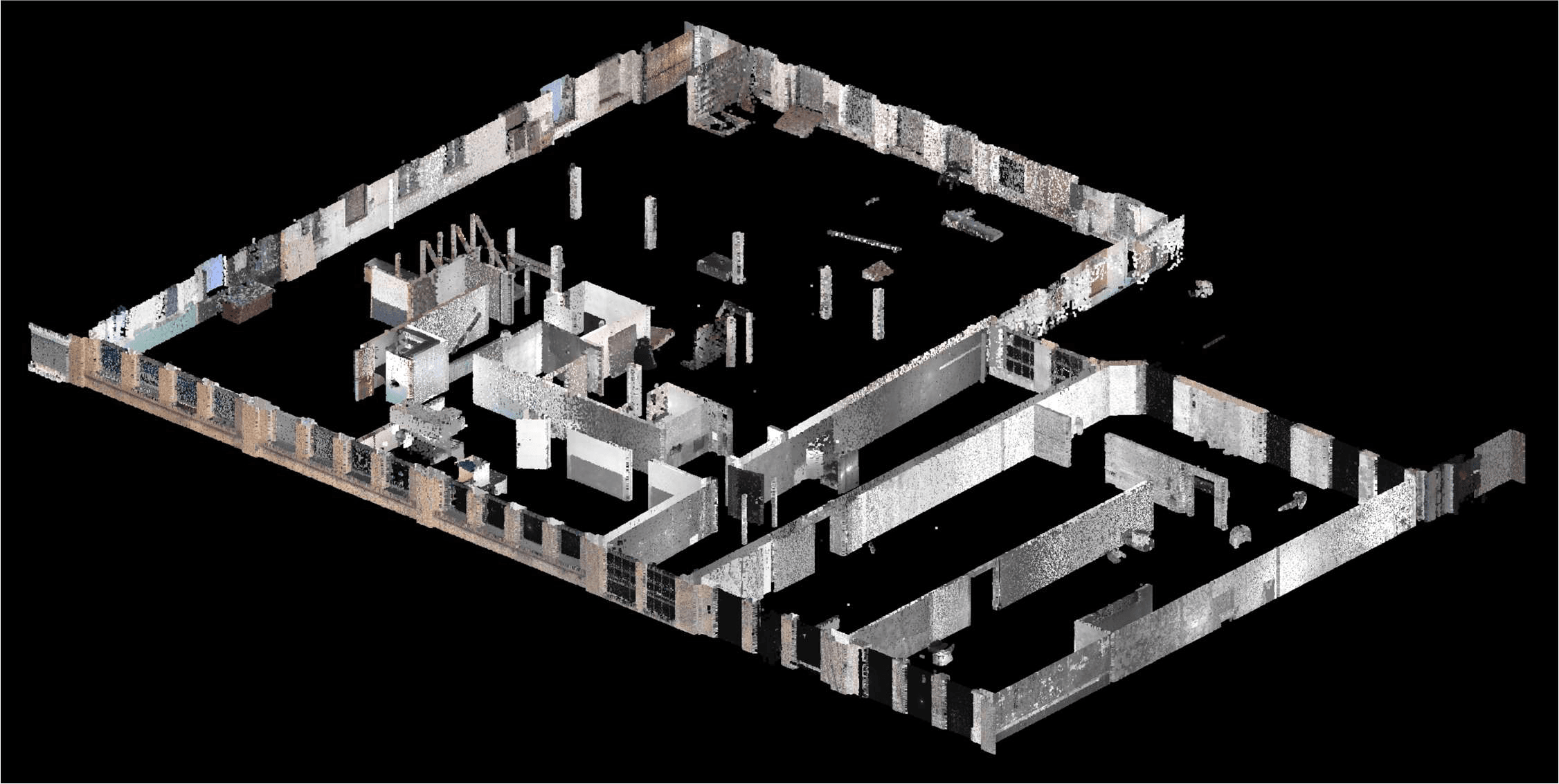 Second floor perspective cross-section