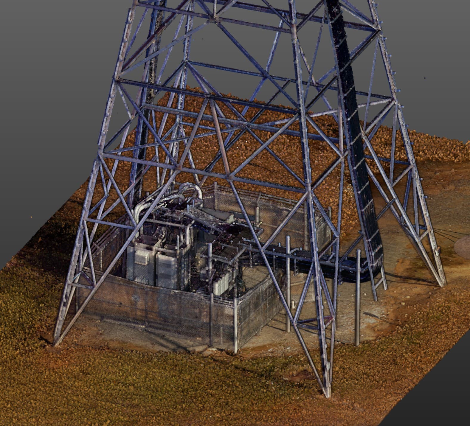 Infrastructure Laser Scanning - Transmission Line Structure image 2