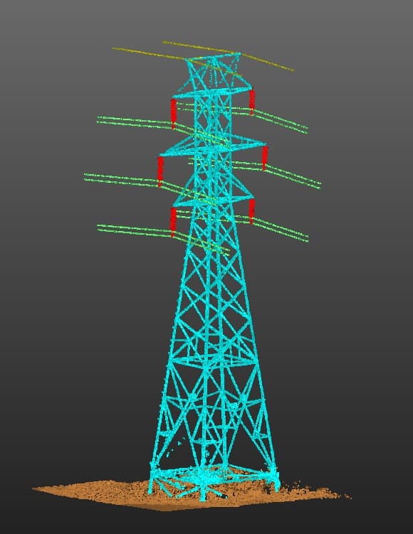 Infrastructure Laser Scanning - Transmission Line Structure image 5