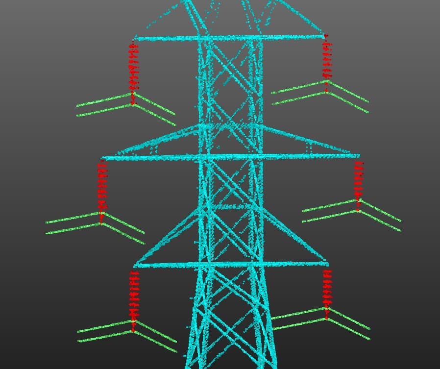 Infrastructure Laser Scanning - Transmission Line Structure image 6